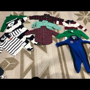 Lot of 9 PC Ralph Lauren Baby Boy-Gently Used 9 mo